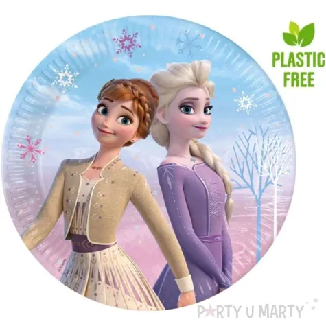 talerzyki papierowe frozen 2 kraina lodu procos 23 cm 8 szt