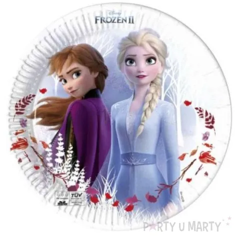 talerzyki papierowe frozen ii eko kraina lodu partytino 20 cm 8 szt
