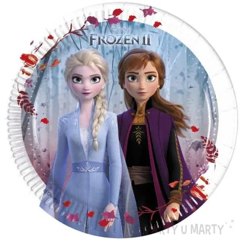 talerzyki papierowe frozen kraina lodu 2 procos 20cm 8szt