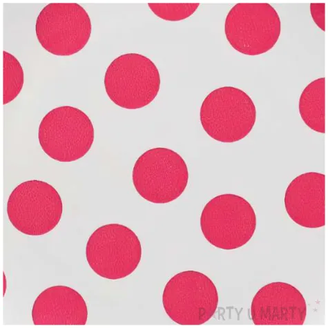 talerzyki papierowe groszki magenta godan 18 cm 6 szt