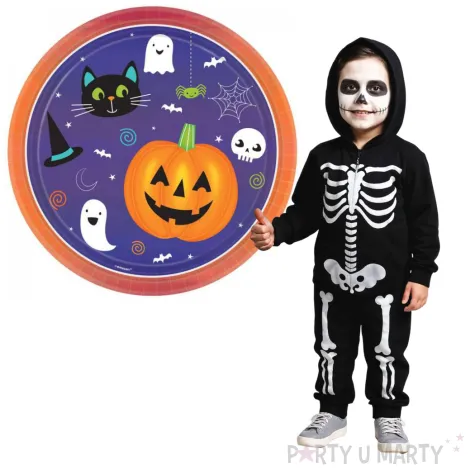 talerzyki papierowe halloween friends amscan 22 8 cm 8 szt