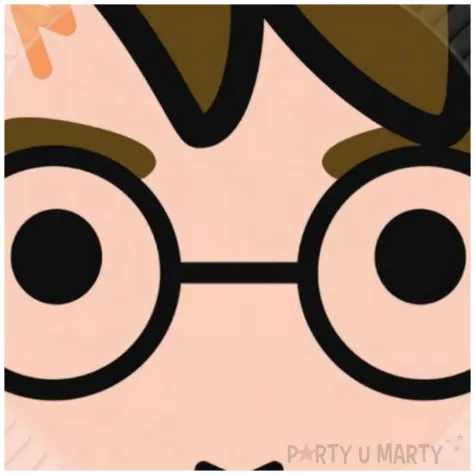 talerzyki papierowe harry potter amscan 23 cm 8 szt