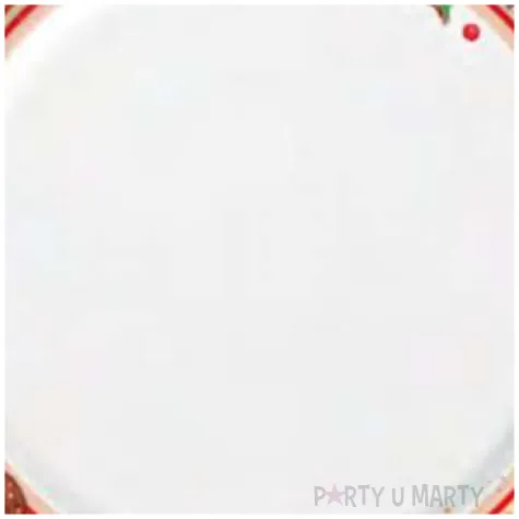 talerzyki papierowe kolaz z piernika cukru i przypraw maki 23 cm 8 szt