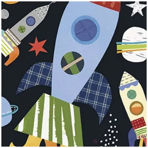 talerzyki papierowe kosmos unique 23 cm 8 szt