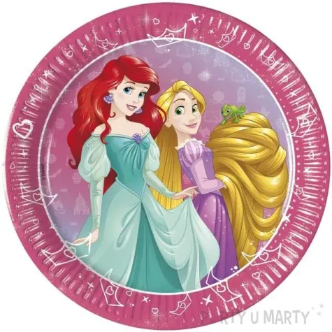 talerzyki papierowe ksiezniczki disneya princess procos 20 cm 8 szt