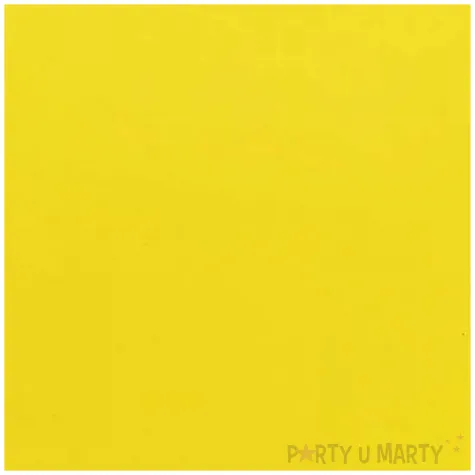 talerzyki papierowe kwadratowe zolty unique 18 cm 16 szt