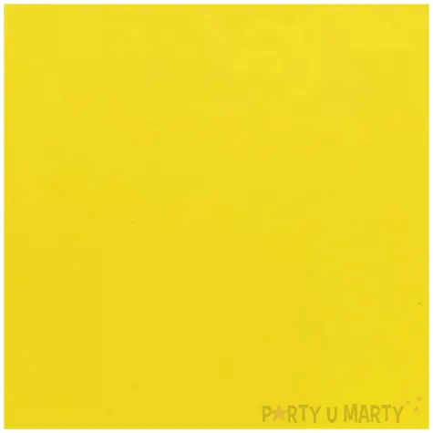 talerzyki papierowe kwadratowe zolty unique 23 cm 14 szt