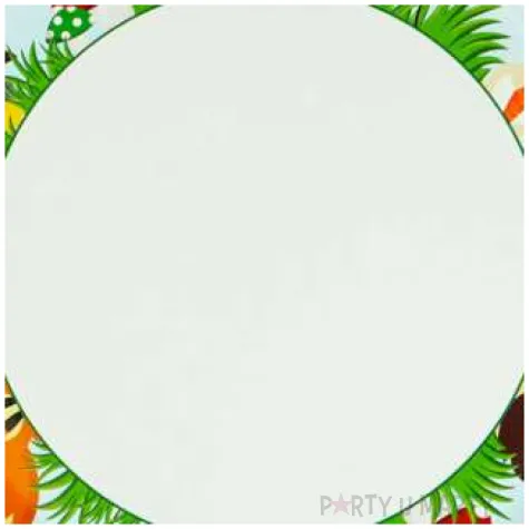 talerzyki papierowe lesne zwierzatka mix arpex 18 cm 8 szt