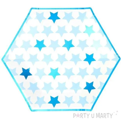 talerzyki papierowe little star blue neviti 27 cm 8 szt