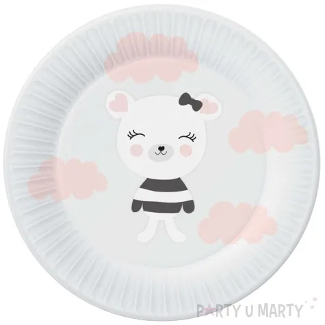 talerzyki papierowe lovely friends mis godan 18 cm 6 szt