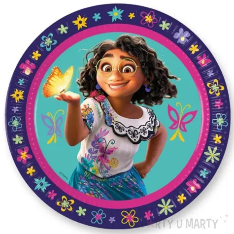 talerzyki papierowe magiczne encanto mirabel procos 23 cm 8 szt