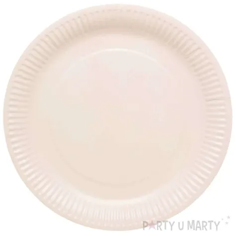 talerzyki papierowe marshmallow rozowy jasny amscan 23 cm 8 szt