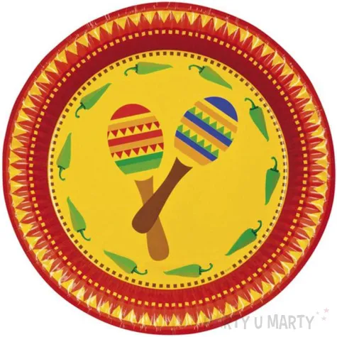 talerzyki papierowe meksykanski klimat boland 23 cm 10 szt