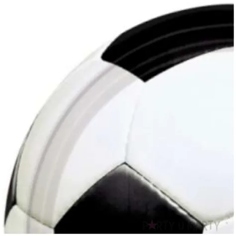 talerzyki papierowe pilka 17 7cm 8 szt