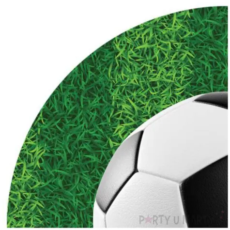 talerzyki papierowe pilka nozna congee 18 cm 6 szt