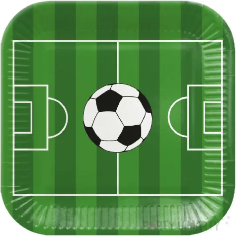 talerzyki papierowe pilka nozna paw 23 cm 8 szt