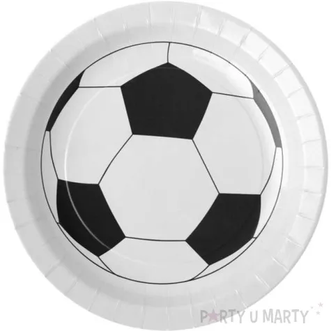 talerzyki papierowe pilka nozna santex 22 5 cm 10 szt