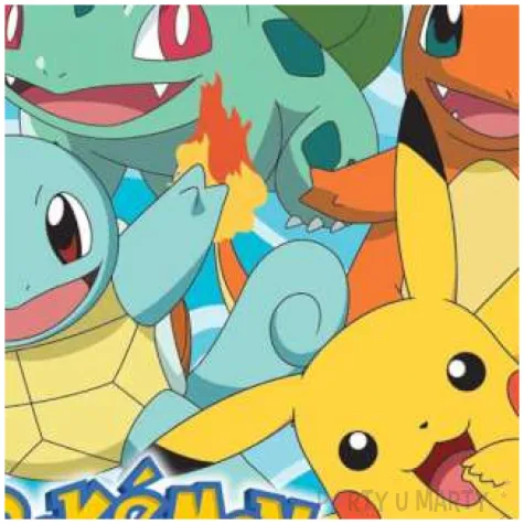 talerzyki papierowe pokemony amscan 23 cm 8 szt