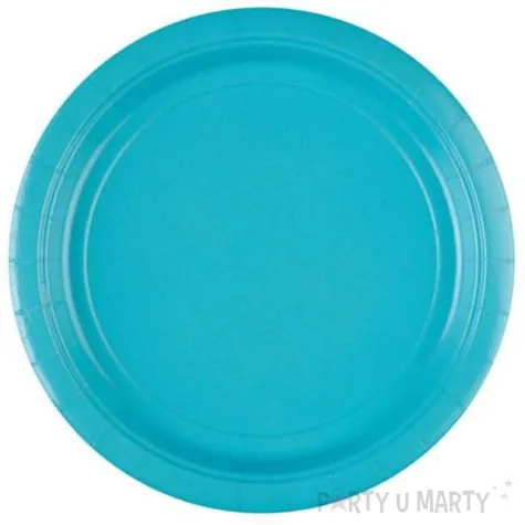 talerzyki papierowe premium amscan l blekitne 22 8 cm 8 szt