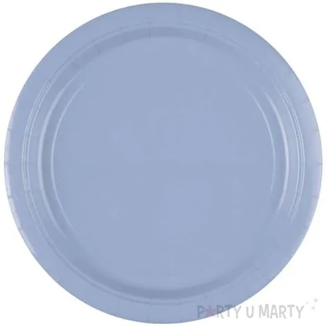 talerzyki papierowe premium amscan l niebieskie pastelowe 22 8 cm 8 szt