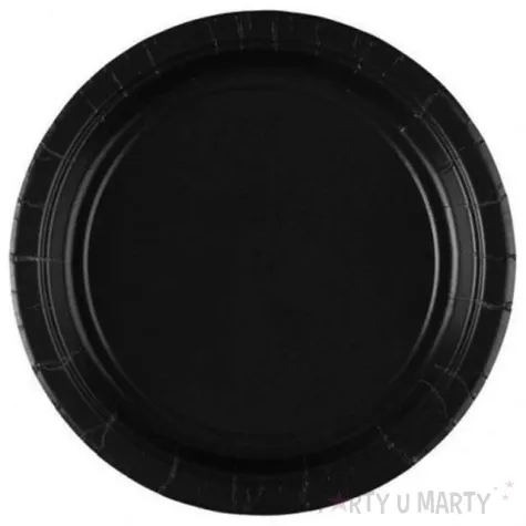 talerzyki papierowe premium amscan s czarne 17 7 cm 8 szt