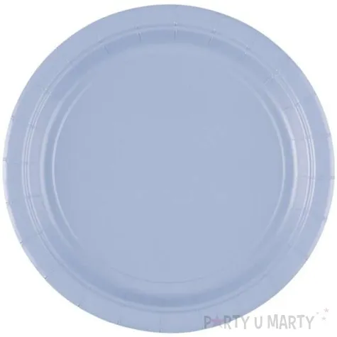 talerzyki papierowe premium amscan s jumbo pack blekitne pastelowe 18 cm 20 szt