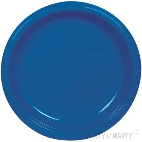 talerzyki papierowe premium amscan s jumbo pack niebieskie 18 cm 20 szt