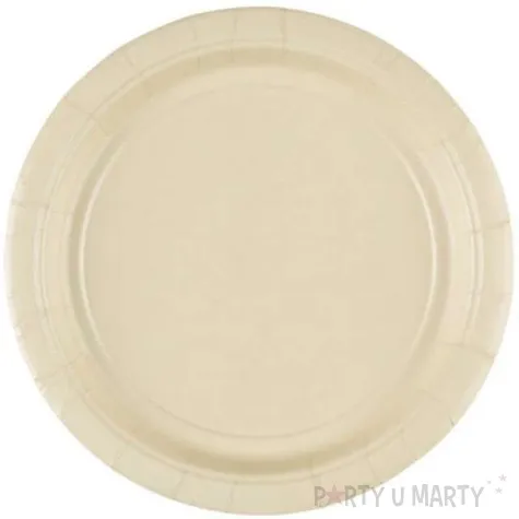 talerzyki papierowe premium amscan s kremowe 17 7 cm 8 szt