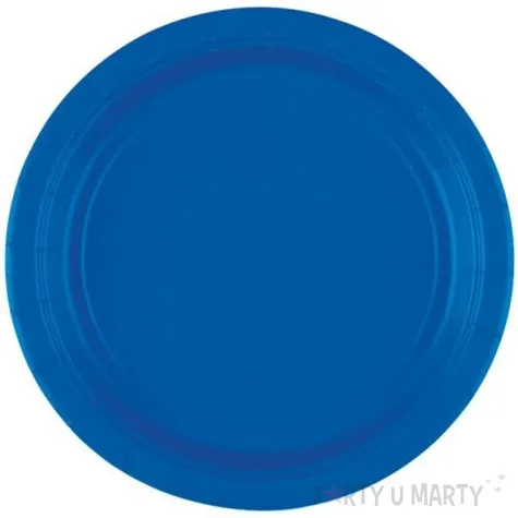 talerzyki papierowe premium amscan s niebieskie 17 7 cm 8 szt