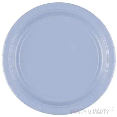 talerzyki papierowe premium amscan s niebieskie pastelowe 17 7 cm 8 szt
