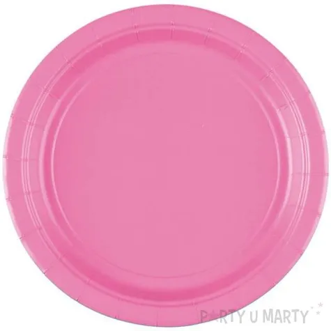 talerzyki papierowe premium amscan s rozowe 17 7 cm 8 szt