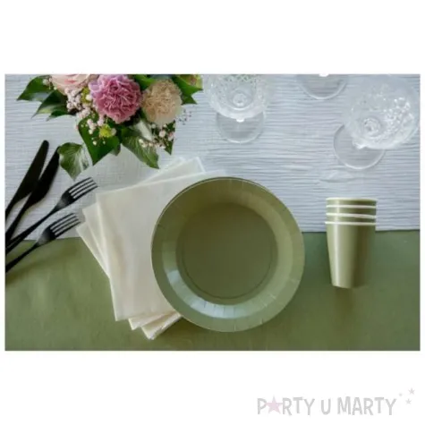 talerzyki papierowe premium czarne santex 17 5 cm 10 szt