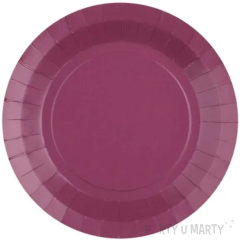 talerzyki papierowe premium purpurowe santex 17 5 cm 10 szt
