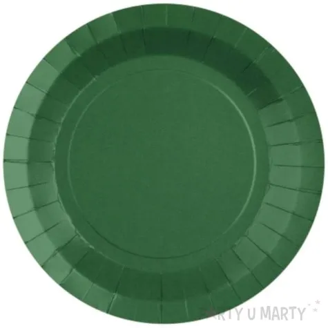 talerzyki papierowe premium zielone ciemne santex 17 5 cm 10 szt
