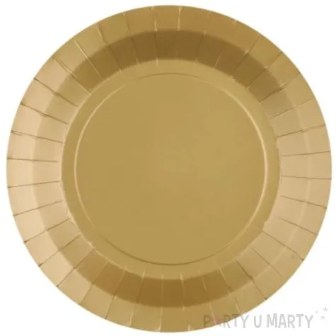 talerzyki papierowe premium zlote santex 17 5 cm 10 szt