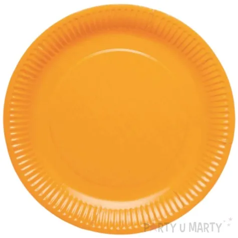 talerzyki papierowe pumpkin pomaranczowy amscan 23 cm 8 szt