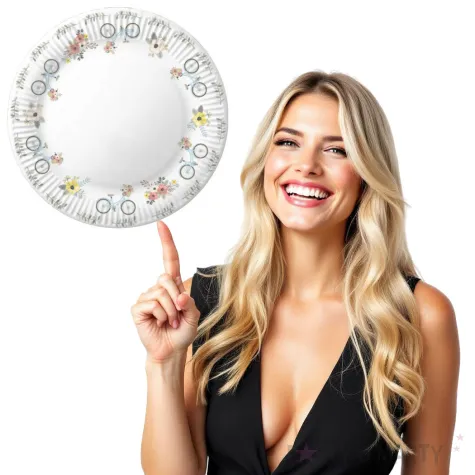 talerzyki papierowe rowery fsopakowania 23 cm 8 szt