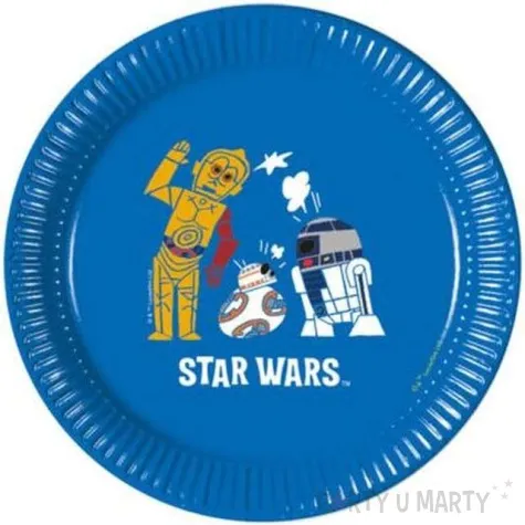 talerzyki papierowe star wars forces procos 20 cm 8 szt
