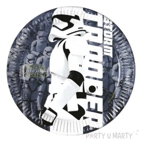 talerzyki papierowe star wars the force awaknes 20 cm 8 szt