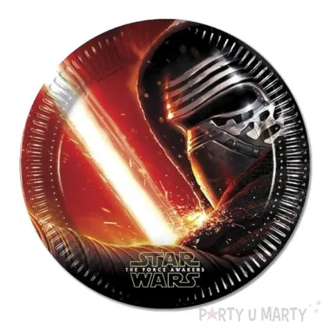 talerzyki papierowe star wars the force awaknes 23 cm 8 szt