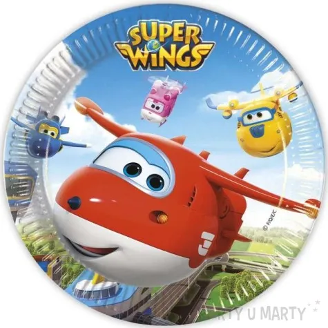 talerzyki papierowe super wings procos 23 cm 8 szt