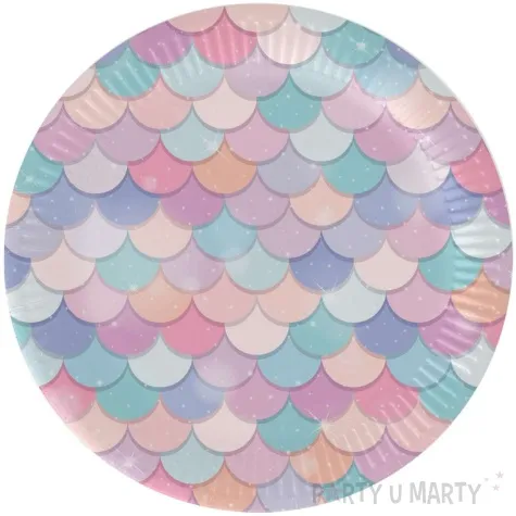 talerzyki papierowe syrenka congee 18 cm 6 szt
