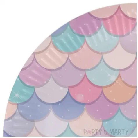 talerzyki papierowe syrenka congee 18 cm 6 szt