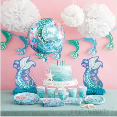 talerzyki papierowe syrenka unique 18 cm 8 szt