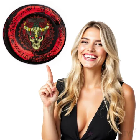 talerzyki papierowe voodoo guirca 23 cm 8 szt