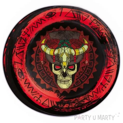 talerzyki papierowe voodoo guirca 23 cm 8 szt