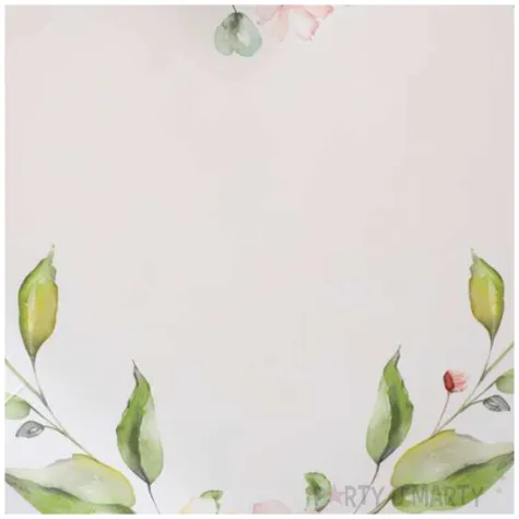 talerzyki papierowe wedding bunting santex 20 cm 10 szt