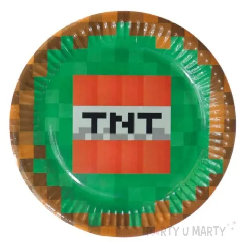 talerzyki piksel tnt zielony congee 18cm 6 szt