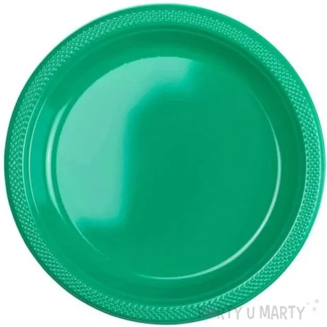 talerzyki plastikowe amscan l zielone 22 8 cm 10 szt