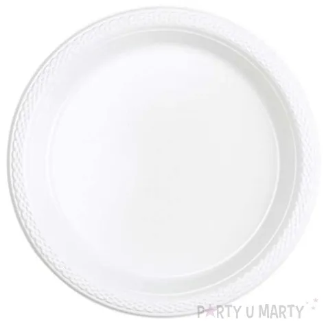 talerzyki plastikowe amscan m biale 17 7 cm 10 szt